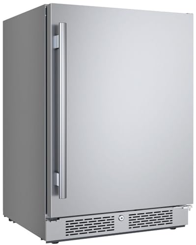 Avallon AFR242SSODRH 24 Inch Wide 5.66 Cu. Ft. Built-In Compact Outdoor Refrigerator with Right Hinge Avallon