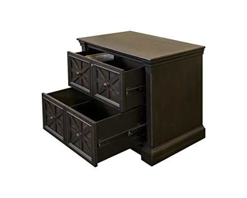 Martin Furniture Traditional Wood, Storage, Office Drawer, Fully Assembled Dark Brown lateral File Martin Furniture