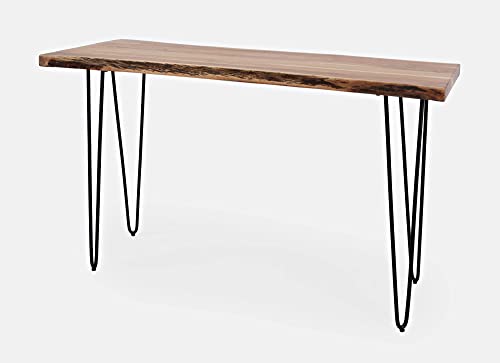 Jofran Nature's Edge 50" Modern Solid Wood Live Edge Console Sofa Table, Natural Jofran Inc.