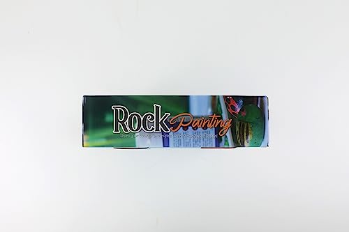 Halobios Rock Painting Kit, 55Pcs Rock Painting Supplies, Craft Kits with 12 Rocks, Painting Rocks for Adults, Arts and Crafts for Kids Ages 6-12, Art Supplies for Birthday Children's Day Gifts Halobios