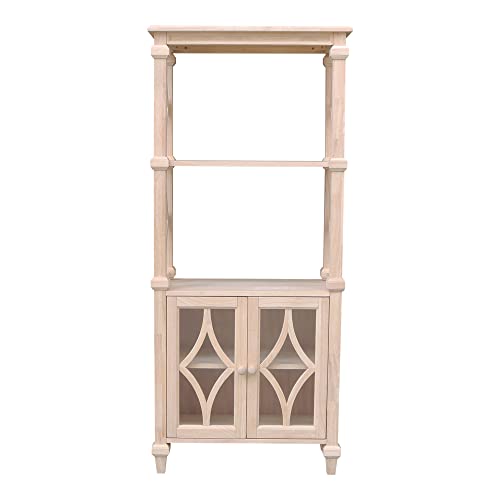 International Concepts Josephine Solid Wood Bookcase IC International Concepts