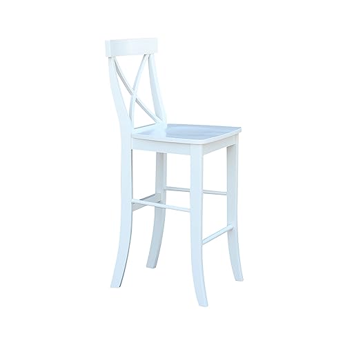International Concepts X Back Stool Barstool IC International Concepts