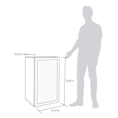 NewAir Beverage Refrigerator Cooler with 126 Can Capacity - Freestanding Mini Bar Beer Fridge for Bedroom, Dorm, Office - Small Refrigerator Cools to 37F Perfect For Beer, Soda, And Drinks NewAir
