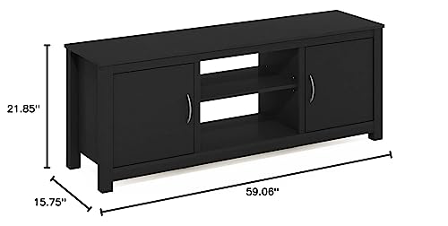Furinno Classic Stand with Storage for TV up to 65 Inch, Americano, Large Furinno