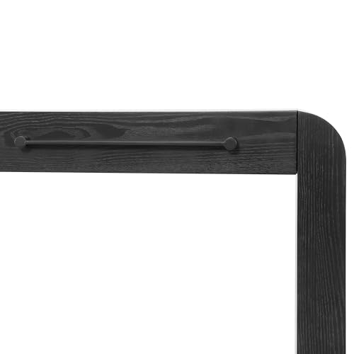 Christopher Knight Home Rulor Modern Console Table with Drawers, Wooden Narrow Console Table with Storage, Minimalist Narrow Entryway Table for Hallway, Behind The Couch, Living Room, Black Christopher Knight Home