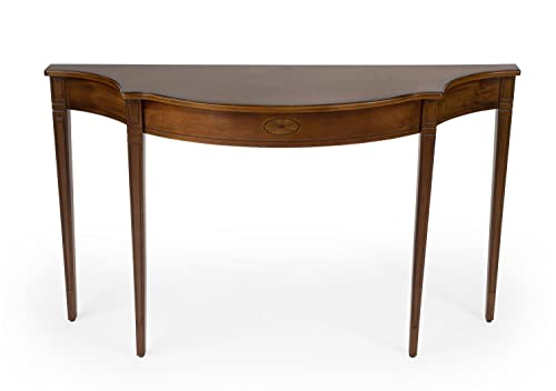 Butler Chester 54" W Demilune Wood Traditional Console Table - Olive Ash Butler Specialty Company