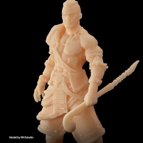 ELEGOO Water Washable 2.0 3D Printer Resin Beige 1000g, Low Shrinkage High Durability 395-405nm Fast Curing 3D Printing Liquid, High Strength and Toughness Resin for LCD/SLA/DLP Resin Printers ELEGOO