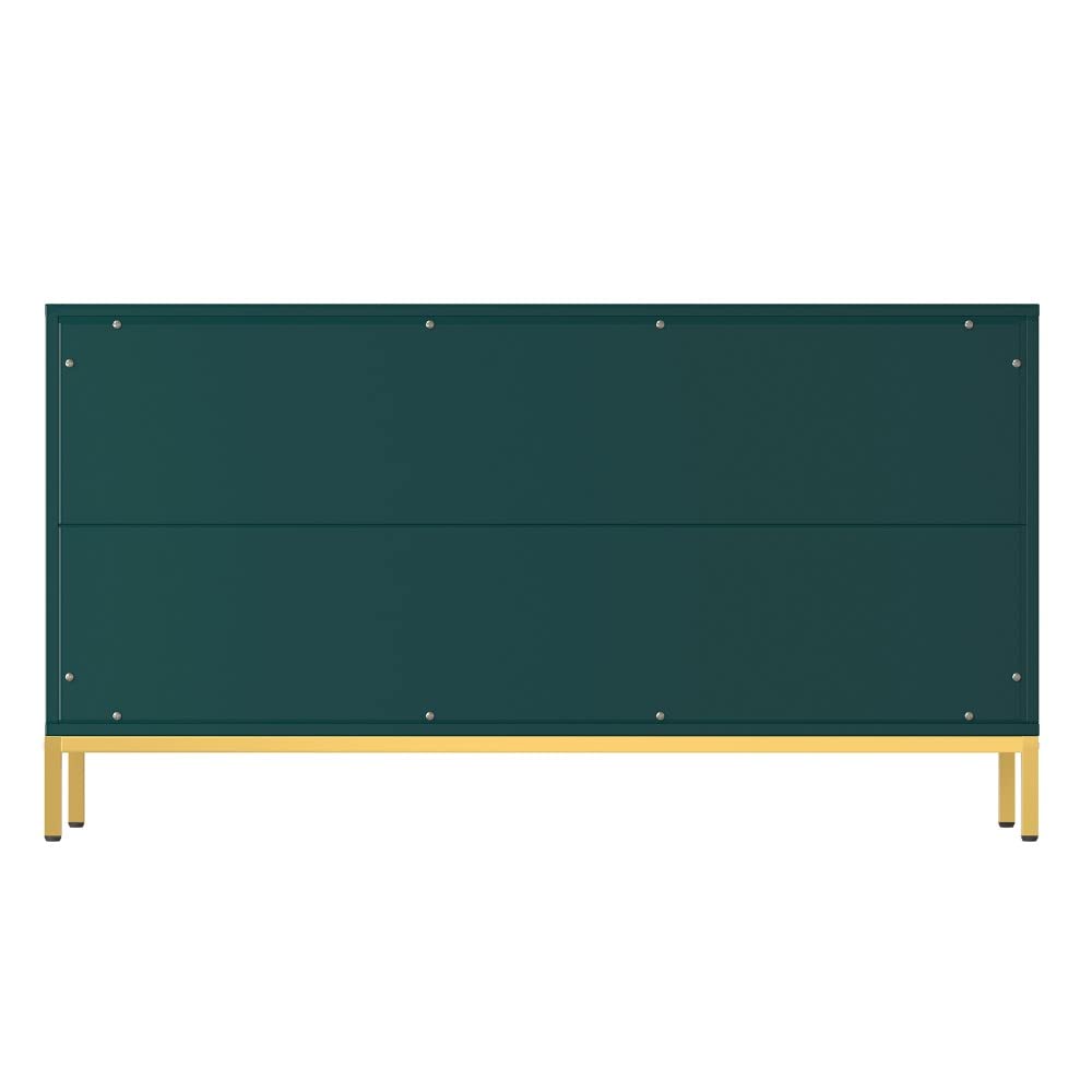 Boyel Living Sideboard Cabinet, Modern Storage Cabinet with 3-Door, Accent Cabinet for Living Room, Hallway, Entryway or Kitchen (Green) Boyel Living