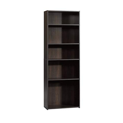 Sauder Beginnings 5 Bookcase/Book shelf, L: 24.57" x W: 11.50" x H: 71.18", Cherry