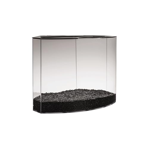 GloFish Crescent Aquarium Kit 5 Gallons, Includes Hidden Blue LED Light And Internal Filter GloFish