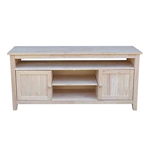International Concepts TV Stand with 2 Doors, 1 Shelf and 2 Cabinets IC International Concepts