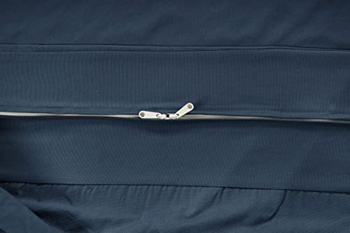 LANE LINEN Futon Covers Full Size, 100% Cotton Slipcovers, Full Size Mattress Cover for Futon Sofa Bed, Foldable Armless Sofa Cover, Zippered Couch Cover - Bluestone LANE LINEN