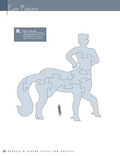 Fantasy & Legend Scroll Saw Puzzles (Fox Chapel Publishing) 29 Ready-to-Cut Patterns for Fantastic Creatures like Dragons, Gargoyles, Unicorns, Hydra, Phoenix, Griffin, Hippogriff, Mermaids, and More Fox Chapel Publishing