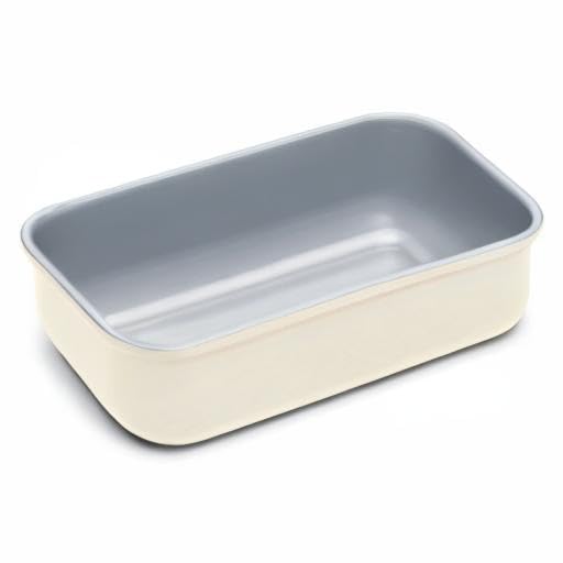 Caraway Non-Stick Ceramic 1 lb Loaf Pan - Naturally Slick Ceramic Coating - Non-Toxic, PTFE & PFOA Free - Perfect for Pound Cakes, Breads, & More - Cream Caraway