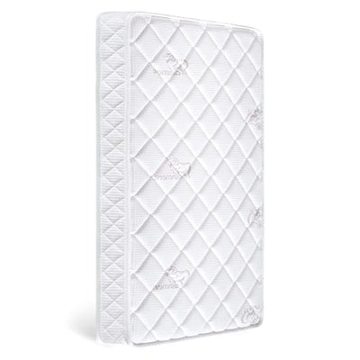 Letmxiu Premium Crib & Toddler Mattress,100% Knitted Fabric, Premium Fleece Surface-Hypoallergenic, 5" Thick Firm Soft Crib Mattress, Non-Toxic - Fits Standard Cribs & Toddler Beds