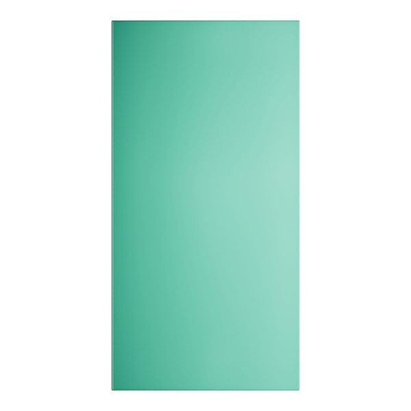 Glownary Outdoor Dining Set, Aquamarine Steel Table with 6 Arm Chairs, 63x31.5 Inch Rectangle, Stackable Chairs, Indoor Outdoor Use Glownary