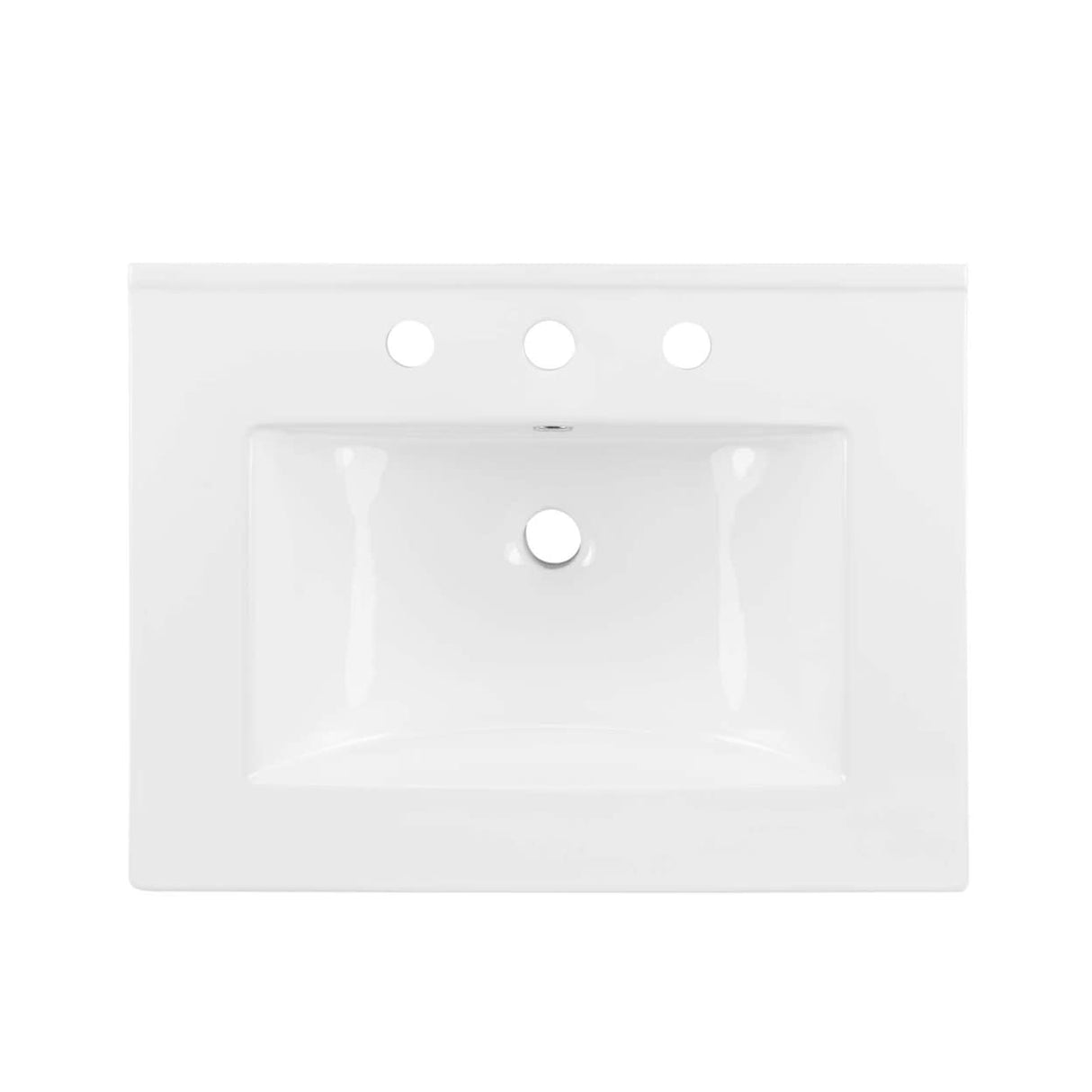Modway EEI-3766-WHI Cayman 24" Bathroom Sink, White Modway