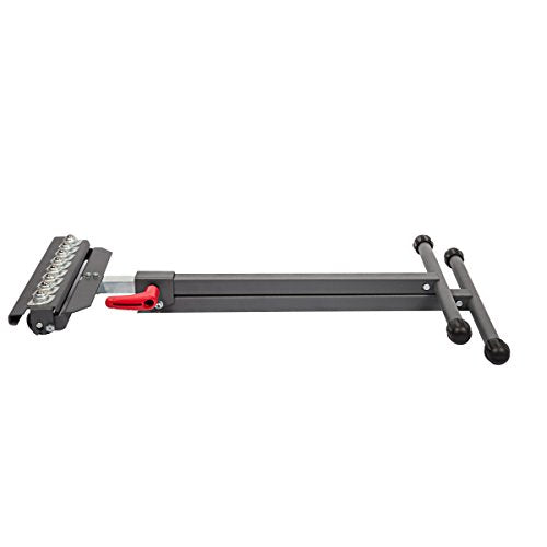 Protocol Equipment 3-in-1 Material Support Roller Stand, Can Convert Between Material Stop, Single Roller, or Multi-Ball Head, Powder-Coated Steel, 150-pound Capacity Steelman