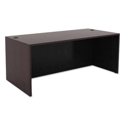 Alera Alera Valencia Series Straight Front Desk Shell, 65" X 29.5" X 29.63", Espresso