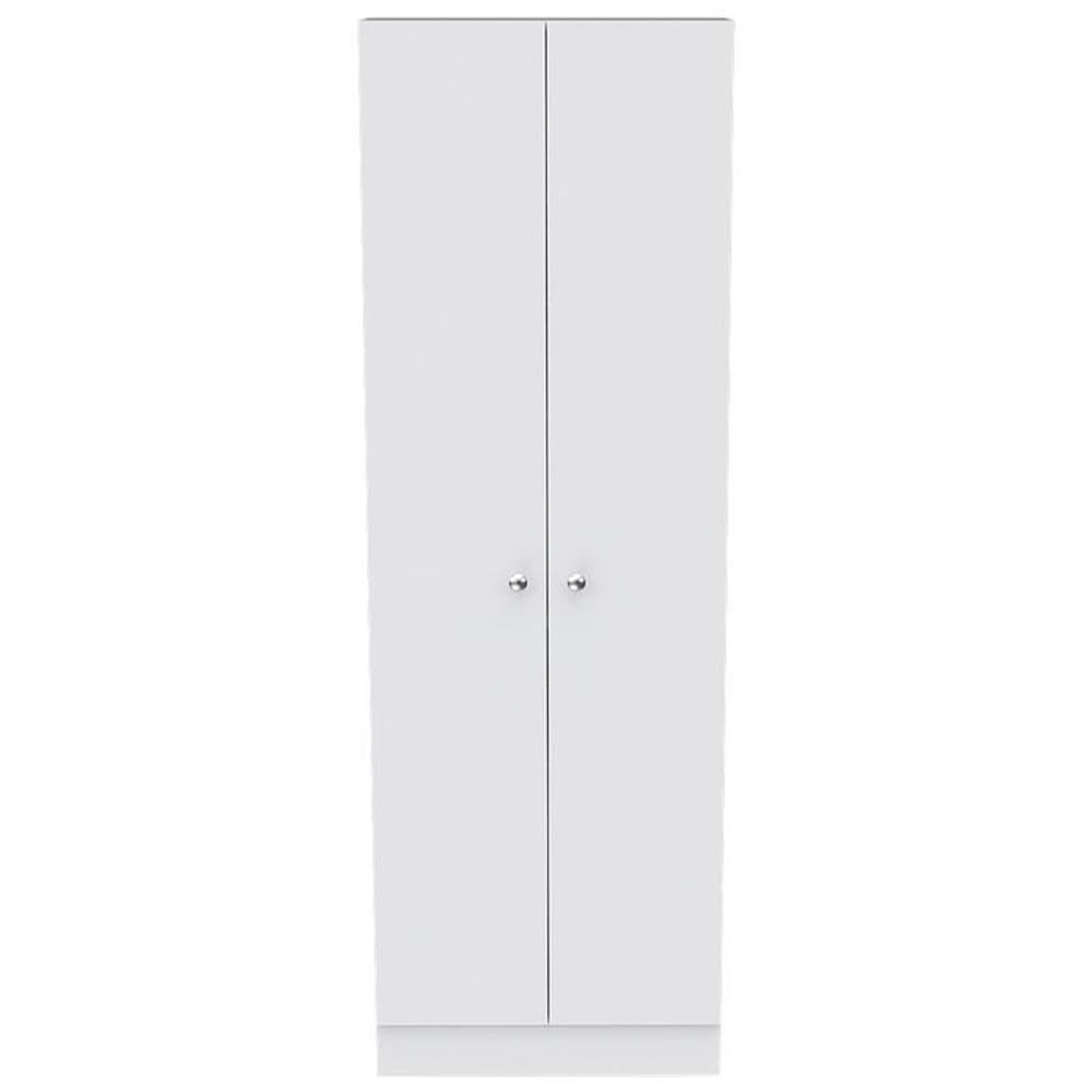 Tuhome 70" Tall Storage Cabinet, Multistorage Pantry Cabinet with Five Adjustable Shelves, Double Large Door Cabinet for Kitchen, Bathrooom, Dinning Room and Laundry Room -White Tuhome