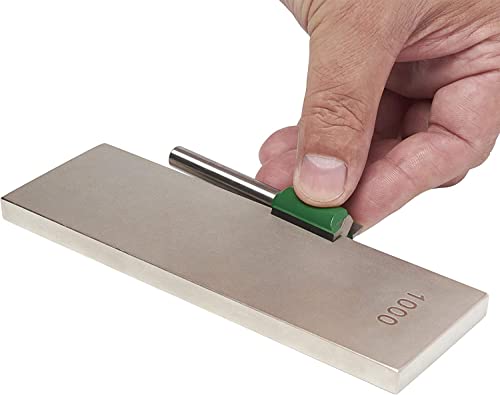 Trend Complete Sharpening Set: 6 Inch Diamond Bench Stone, Tapered File, Leather Strop, Lapping Fluid, Mirror Paste, Cleaning Block & Storage Case, TREND