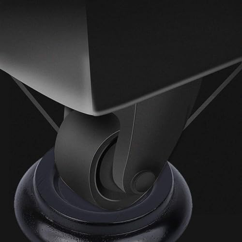 FameFame Solid Wood Piano Caster Piano Leg Floor Protectors, 3-Pack Grand Piano Caster Cups with Non-Slip & Anti-Noise Foam (Black) FameFame