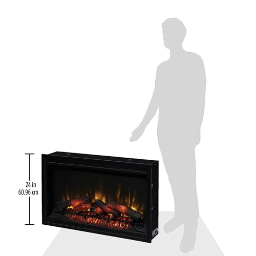ClassicFlame 36" Traditional Built-in Electric Fireplace Insert, 120 volt ClassicFlame