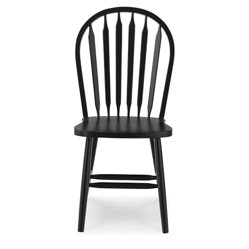 International Concepts Windsor Dining Chair, Black International Concepts