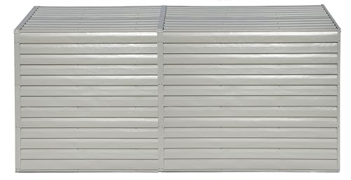 Arrow Yardsaver Compact Galvanized Steel Storage Shed with Pent Roof, 4' x 10' Arrow