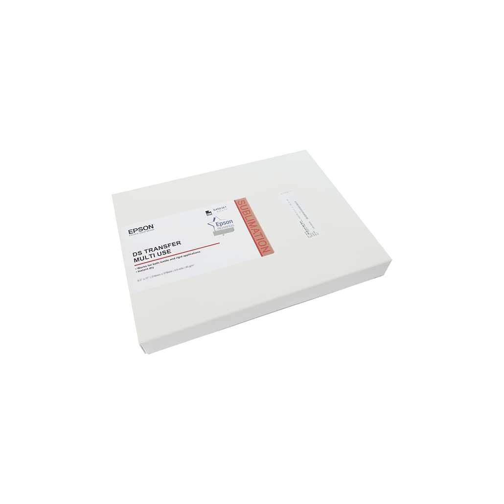 Epson Dye Sublimation 8.5" x 11" 100 Sheets Multi-Use Transfer Paper (S450361) Epson