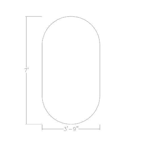 SKUTCHI DESIGNS INC. 7' Racetrack Shaped Conference Room Table | Square Matte Black Base | Harmony Series | 6 Person Table | Natural Eucalyptus SKUTCHI DESIGNS INC.