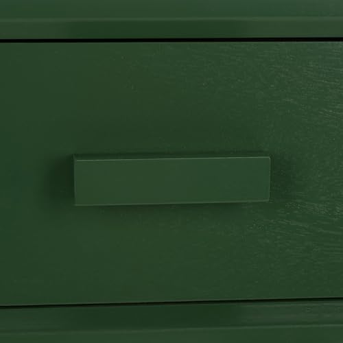 SAFAVIEH Home Collection – Dean Garden Green 2-Drawer Console Table, Mid-Century Modern Entryway & Living Room Accent (COF5701G) SAFAVIEH