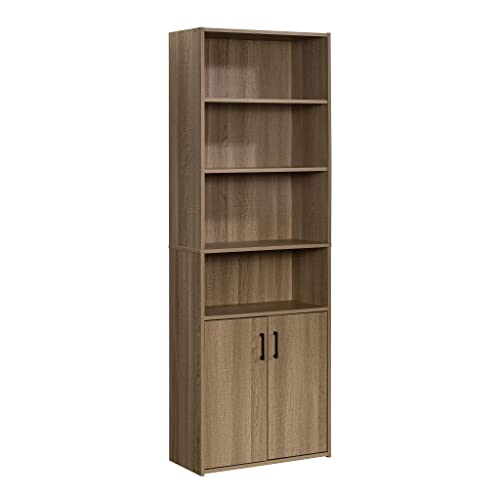 Sauder Beginnings Bookcase With Doors/ Book shelf, Summer Oak finish Sauder