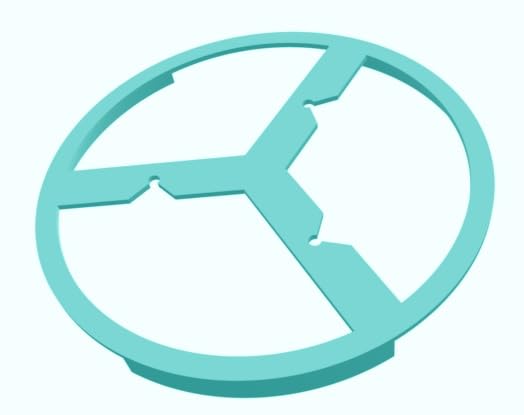 Wick Centering Tool for Candlemaking | 4.53"/11.5 oz jar (3-Wick) | by Coda Fragrance Coda Fragrance