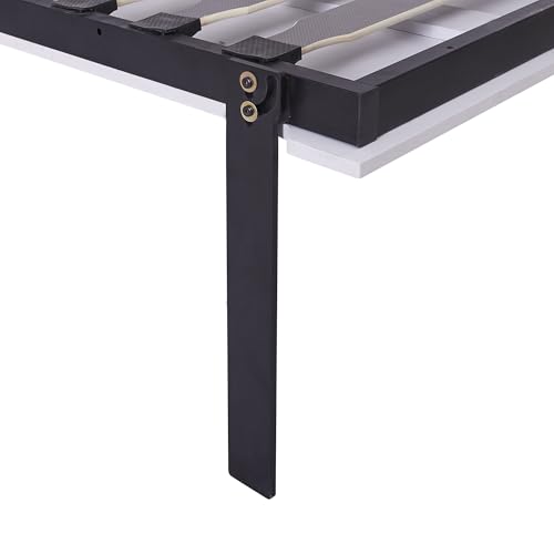 YOPTO Twin Size Murphy Bed Chest with Sofa,Foldable Hidden Cabinet Bed Frame W/ 6 Shelves,Easy Assembly,Space Saving,Multifunctional Wall Bed for Bedroom,Guest Room,Apartment,White YOPTO