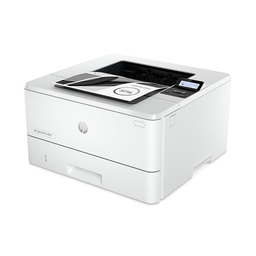 HP LaserJet Pro 4001n Black & White Printer, Print, Fast speeds, Easy setup, Mobile printing, Advanced security, USB, Ethernet Connection, Best-For-Office HP