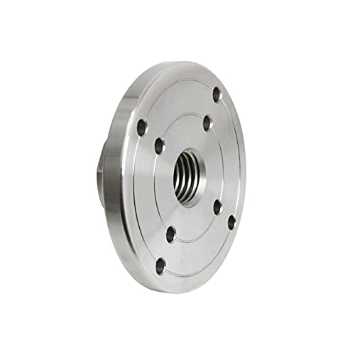 3d 4 "inch 100mm Wood Lathe Chuck Faceplate M33 X 3.5/1 Inch X 8TPI Thread Flange Faceplate Woodworking Turning Tools Accessories(1inch X 8TPI) SanmeiLi