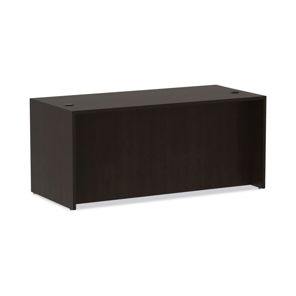 Alera Alera Valencia Series Straight Front Desk Shell, 65" X 29.5" X 29.63", Espresso Alera