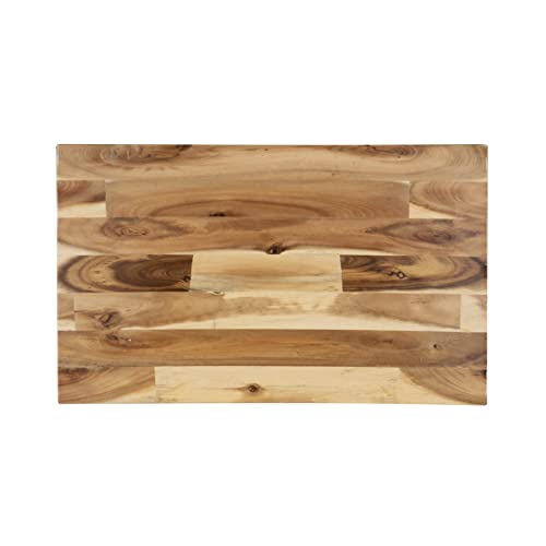 Powell Furniture Dale Saddle Bar Stool Natural Wood Powell