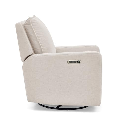 babyGap Harlowe Power Recliner with USB-A and Type-C Ports by Delta Children - Greenguard Gold Certified – Stain-Resistant Performance Fabric is Oeko-TEX Standard 100 Certified, Sand