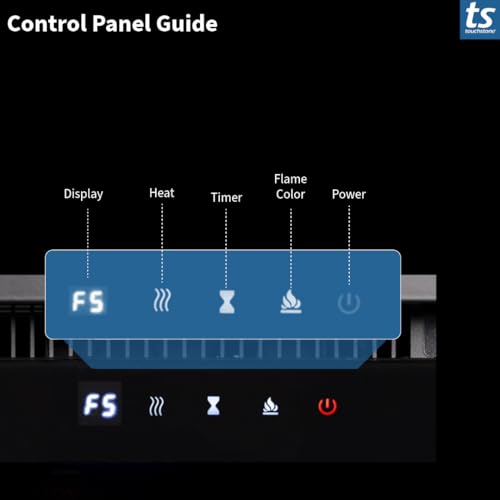 Touchstone Fireplug 24" Electric Fireplace Insert for Existing Masonry Fireplaces | 6 Flame & 13 Ember Colors | Alexa & WiFi Compatible | 1500W Heater Touchstone