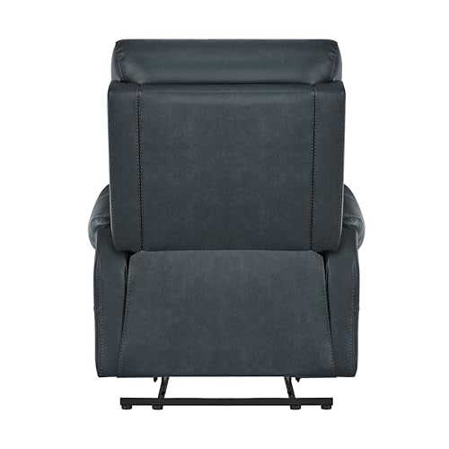 KISLOT Leather Recliner Chair for Adults Wall Hugger RV Recliner with USB Charging Ports Electric Power Reclining Sofa for Living Room Home Theater Seating Bedroom