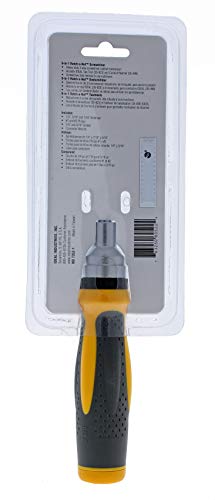IDEAL Electrical 35-988 Ratch-A-Nut Screwdriver 9-In-1 Ratcheting Nut Driver with Screwdriver, Driver Bit Sets Ideal Industries