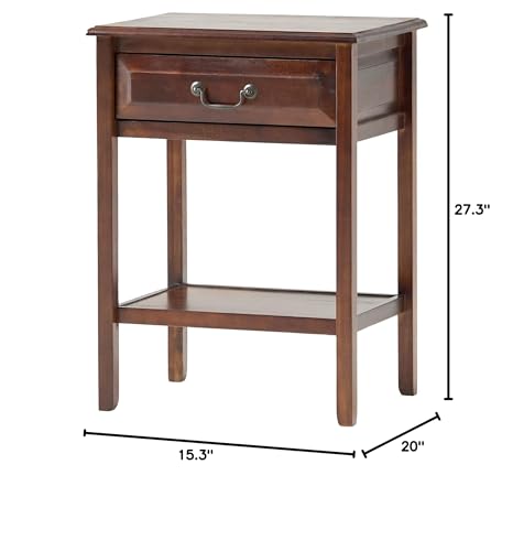 Christopher Knight Home Banks Acacia Wood Accent Table, Brown Mahogany Christopher Knight Home