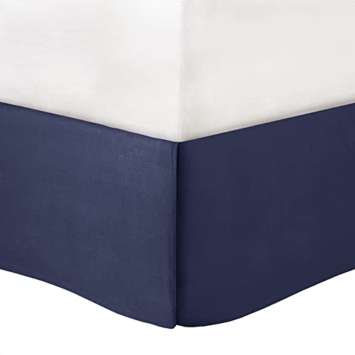Intelligent Design Robbie 7-Piece Twin XL Comforter Set – Lightweight All-Season Plaid Bedding, Navy/Tan, Cozy Bed-in-a-Bag with Matching Shams & Decorative Pillow, Modern Casual Style Intelligent Design