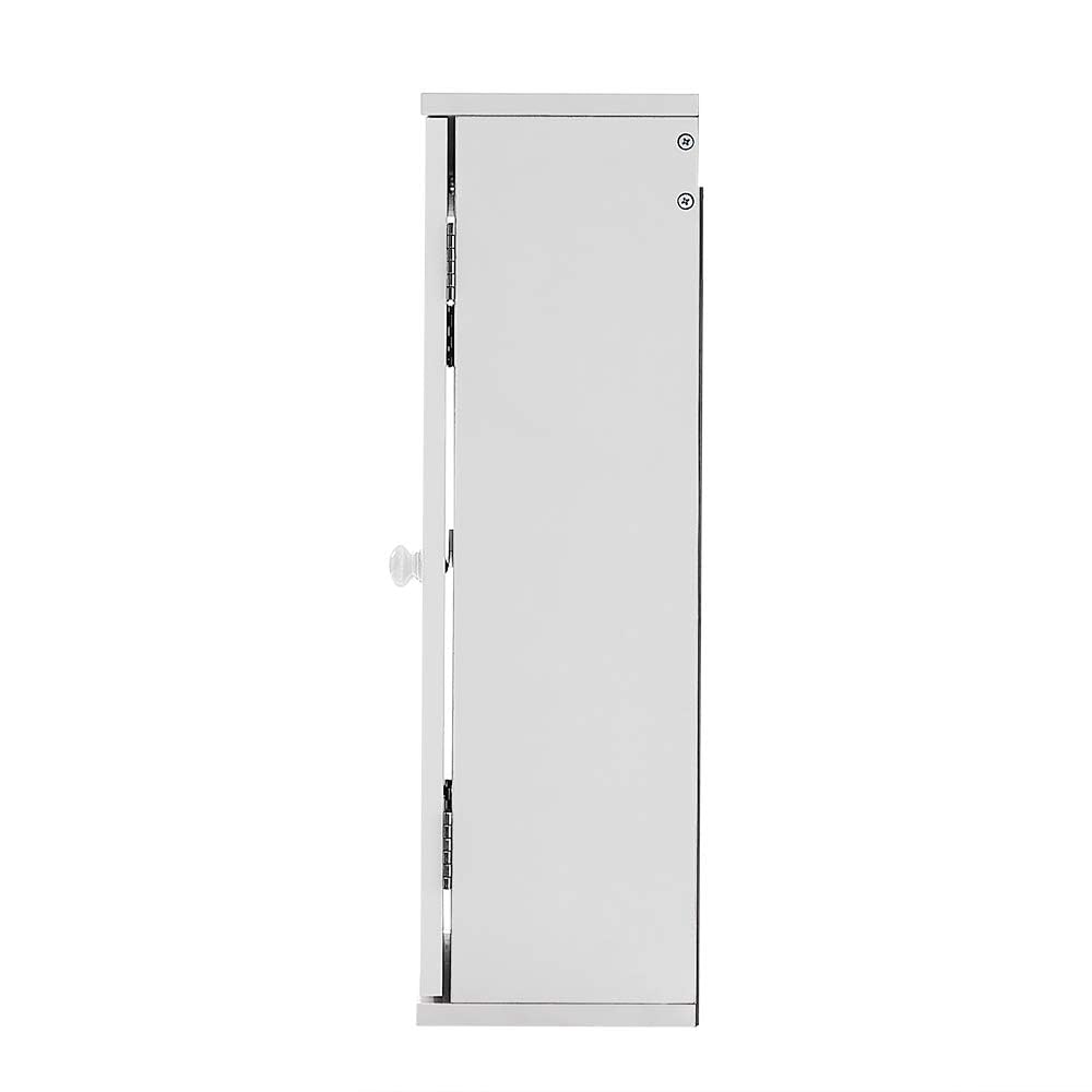 Panana Wall Mounted Cabinet, 2 Doors, Adjustable Shelf, White, 60cm x 15cm x 50cm, Modern Style, Bathroom & Kitchen Panana
