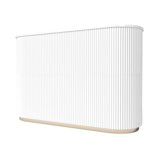 M2 Retail Modern Reception Desk with Counter, White Upgraded Front Counter Table for Beauty, Spa, Nail, Hair Salon, Lobby, 1500 * 600 * 1000mm(59 * 24 * 39'') M2 Retail