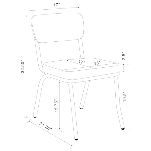 Coaster Home Furnishings Retro 1950s Soda Fountain Diner 5-Piece Dining Room Set Oval Table White Laminate Top Black Faux Leather Upholstered Dining Side Chairs Sturdy Steel Chrome Base 2065-S5 Coaster Fine Furniture