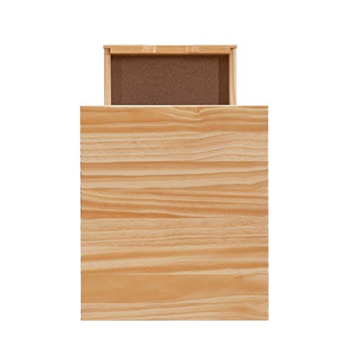 Linon Callie Multipurpose Six Drawer Natural Wood Rolling Storage Cart with Casters in Brown Linon