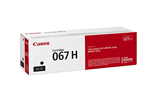 Canon 067 Black Toner Cartridge, High Capacity, Compatible to MF656Cdw, MF654Cdw, MF653Cdw, LBP633Cdw and LBP632Cdw Printers Canon